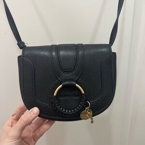 See By Chloe Black Leather Crossbody Bag